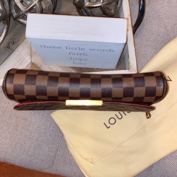 Authentic Louis Vuitton Damier Ebene Favorite MM bag/clutch - Picture 6 of 15